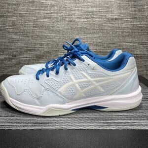 ASICS Gel Dedicate 7 Shoes Blue White Tennis 1042A167 Women’s Size 9.5